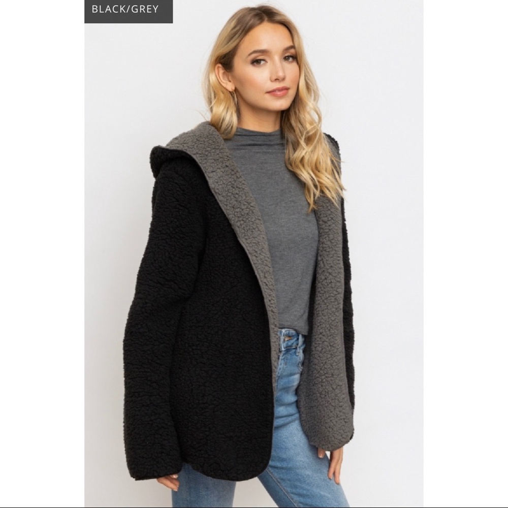 Reversible Plush Bear Coat